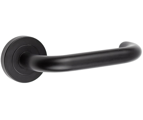 High quality image of Frelan - Nero Orbit Black Door Handle Sku. JMB13