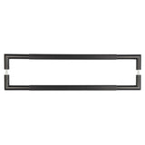 High quality image of Frelan - Three One Six Linear Pull Handles 600x25mm Back to Back Black Sku. JMB15