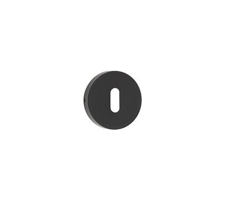 High quality image of Frelan - Nero Matt Black Standard Escutcheon 52mm 304g Black Sku. JMB16