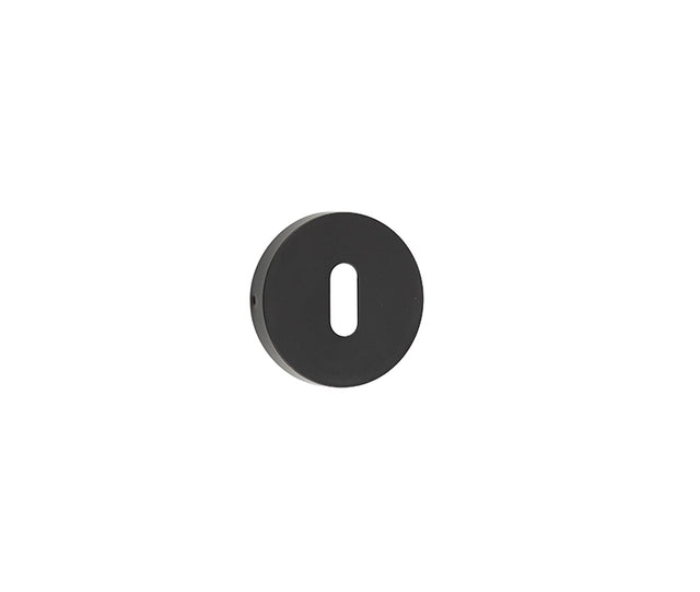 High quality image of Frelan - Nero Matt Black Standard Escutcheon 52mm 304g Black Sku. JMB16