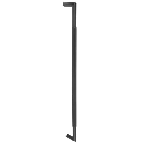 High quality image of Frelan - Three One Six Diamond Pull Handles 800x25mm Bolt Through Black Sku. JMB19