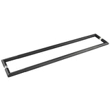 High quality image of Frelan - Three One Six Linear Pull Handles 800x25mm Back to Back Black Sku. JMB22