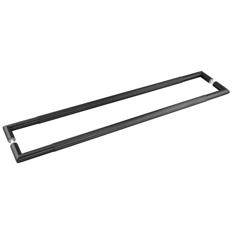 High quality image of Frelan - Three One Six Linear Pull Handles 800x25mm Back to Back Black Sku. JMB22