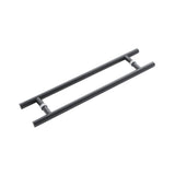 High quality image of Frelan - Nero Guardsman Pull Handles 600x25mm Back to Back Matt Black Sku. JMB223B