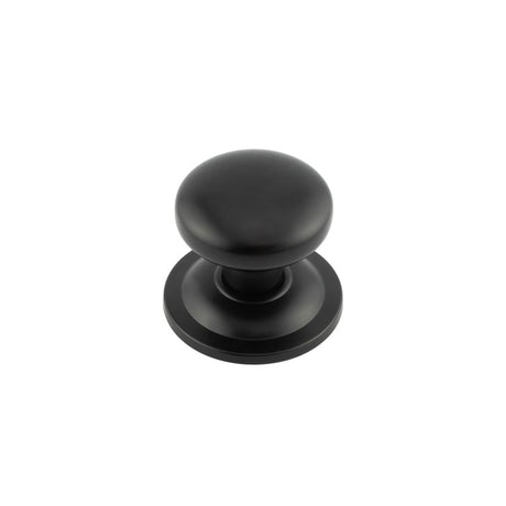 This is an image showing the Frelan - MB 70mm Dia. Centre door knob available to order from Trade Door Handles in Kendal