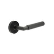 High quality image of Frelan - Three One Six Diamond Knurled Door Handle Black Sku. JMB401