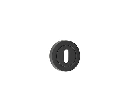 High quality image of Frelan - Nero Matt Black Standard Keyway Escutcheon 50mm Black Sku. JMB503