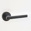 High quality image of Frelan - Petra Black Door Handles Sku. JMB508