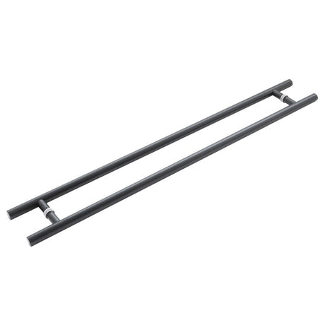 High quality image of Frelan - Three One Six Guardsman Pull Handles 1200x32x1000mm Back to Back Black Sku. JMB521C