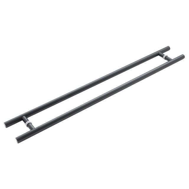 High quality image of Frelan - Three One Six Guardsman Pull Handles 1200x32x1000mm Back to Back Black Sku. JMB521C