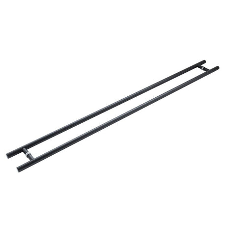 High quality image of Frelan - Three One Six Guardsman Pull Handles 1800x32x1600mm Back to Back Black Sku. JMB521D