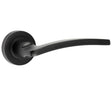 High quality image of Frelan - Nero Noir Lever Black Door Handle Sku. JMB700