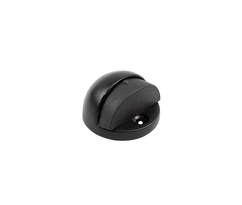 High quality image of Frelan - Nero Oval Floor Mounted Door Stop 46x26mm Black Sku. JMB86