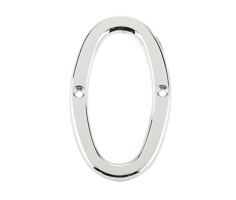 High quality image of Frelan - 75mm PC Screwfix numeral 0 | Sku. jnpc-0 | available to order from Trade Door Handles in Kendal.