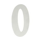 High quality image of Frelan - 150mm Numerals SSS Finish 150mm Satin Stainless Steel No. 0 Sku. JNSS-0