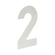 High quality image of Frelan - 150mm Numerals SSS Finish 150mm Satin Stainless Steel No. 2 Sku. JNSS-2