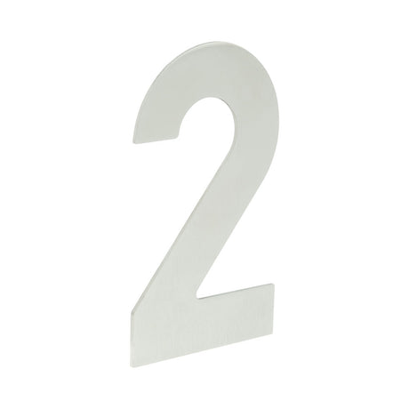 High quality image of Frelan - 150mm Numerals SSS Finish 150mm Satin Stainless Steel No. 2 Sku. JNSS-2