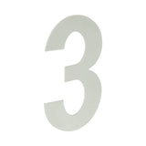 High quality image of Frelan - 150mm Numerals SSS Finish 150mm Satin Stainless Steel No. 3 Sku. JNSS-3