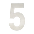 High quality image of Frelan - 150mm Numerals SSS Finish 150mm Satin Stainless Steel No. 5 Sku. JNSS-5