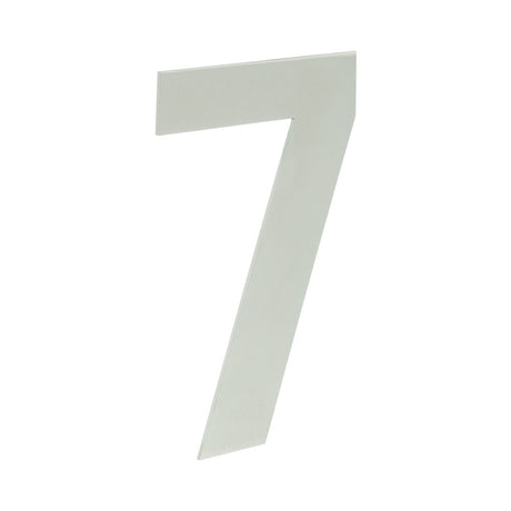 High quality image of Frelan - 150mm Numerals SSS Finish 150mm Satin Stainless Steel No. 7 Sku. JNSS-7