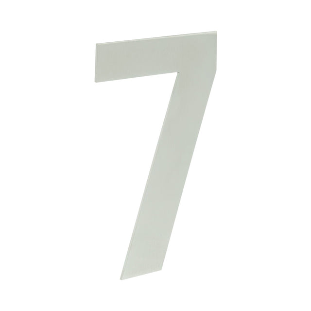 High quality image of Frelan - 150mm Numerals SSS Finish 150mm Satin Stainless Steel No. 7 Sku. JNSS-7