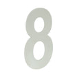High quality image of Frelan - 150mm Numerals SSS Finish 150mm Satin Stainless Steel No. 8 Sku. JNSS-8