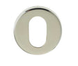 This is an image showing the Frelan - 52x8mm PSS OVAL ESCUTCHEON available to order from Trade Door Handles in Kendal