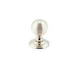 High quality image of Frelan - Jedo Reeded Mortice Door Knobs 62mm Polished Nickel Sku. JR8MPN