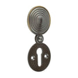 High quality image of Frelan - 32mm dia AB Reeded escutcheon | Sku. jr9ab | available to order from Trade Door Handles in Kendal.