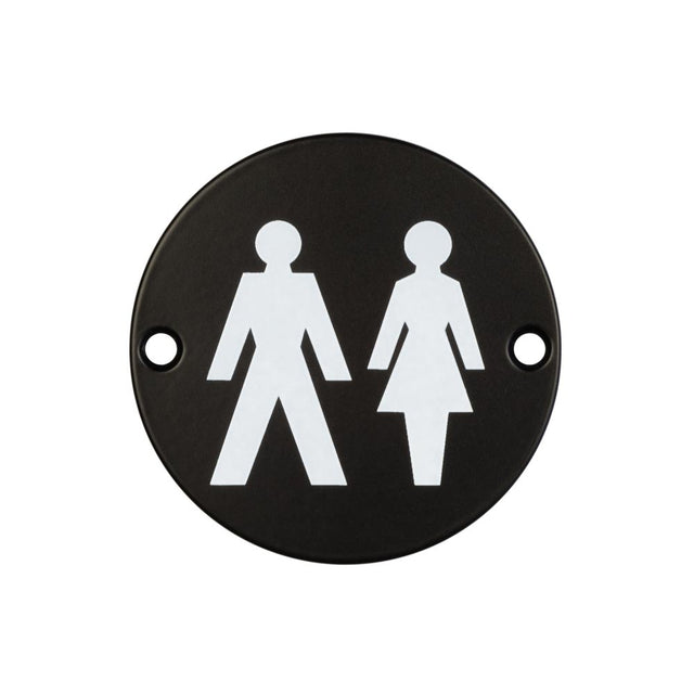 High quality image of Frelan - Stainless Steel Unisex Symbol 75mm Black Sku. JS105MB