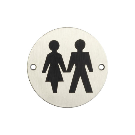 High quality image of Frelan - Stainless Steel Unisex Symbol 75mm Satin Stainless Steel Sku. JS105SSS