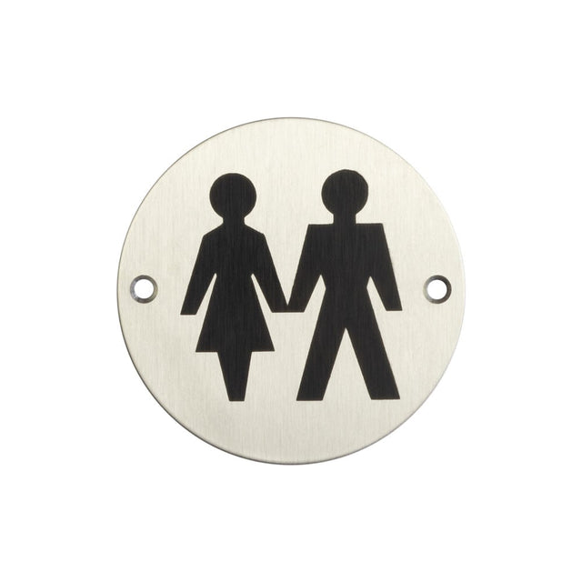 High quality image of Frelan - Stainless Steel Unisex Symbol 75mm Satin Stainless Steel Sku. JS105SSS