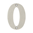 High quality image of Frelan - 100mm No.0 Numeral - Grade 304 Satin Stainless Steel | Sku. fh-jss-0 | Trade Door Handles.
