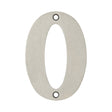 High quality image of Frelan - 100mm Numerals SSS Finish 100mm Satin Stainless Steel No. 0 Sku. JSS-0