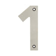 High quality image of Frelan - 100mm Numerals SSS Finish 100mm Satin Stainless Steel No. 1 Sku. JSS-1