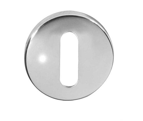 This is an image showing the Frelan - Standard Key Profile Escutcheon 52mm x 5mm - Grade 304 Satin Stainless available to order from Trade Door Handles in Kendal