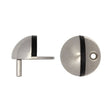 High quality image of Frelan - Satin Stainless Steel Oval Floor Mounted Door Stop Sku. JSS08