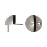 High quality image of Frelan - Satin Stainless Steel Oval Floor Mounted Door Stop Sku. JSS08
