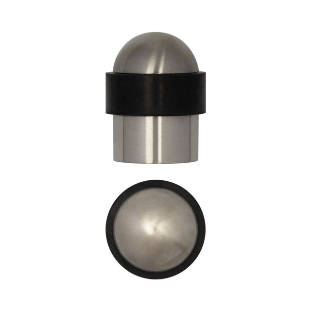 High quality image of Frelan - Dome Top Door Stop - Grade 304 Satin Stainless Steel | Sku. fh-jss09 | Trade Door Handles.