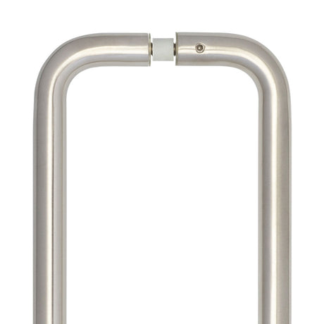 High quality image of Frelan - Stainless Steel 19mm D Shape Pull Handles B2B Fixing 225x19mm Satin Stainless Steel Sku. JSS120B