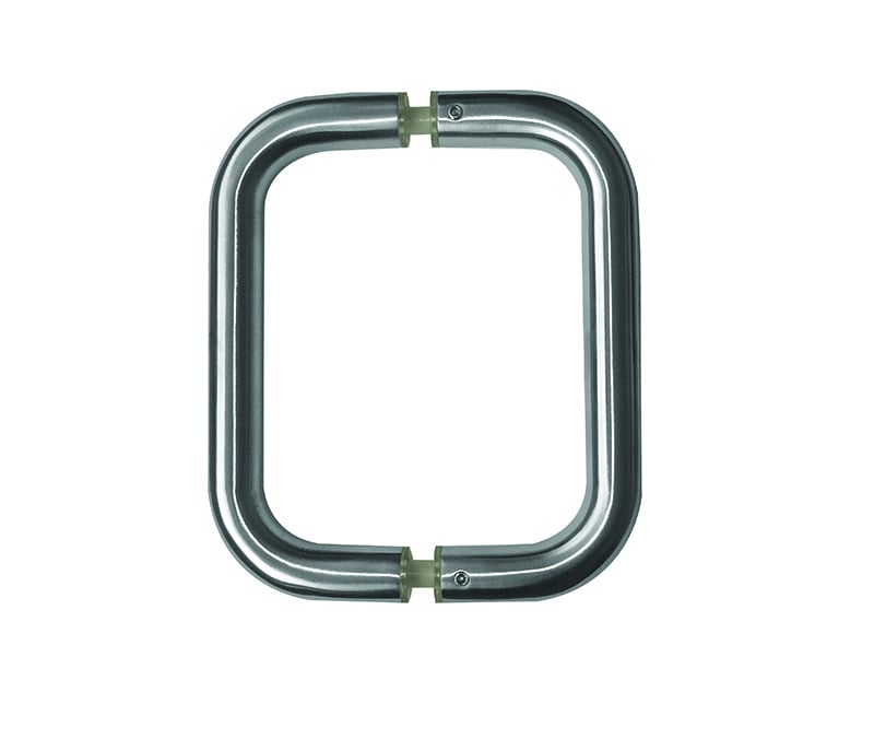 High quality image of Frelan - 225x19mm SSS D Shape pull handle B/B grade 304 | Sku. jss120b | available to order from Trade Door Handles in Kendal.