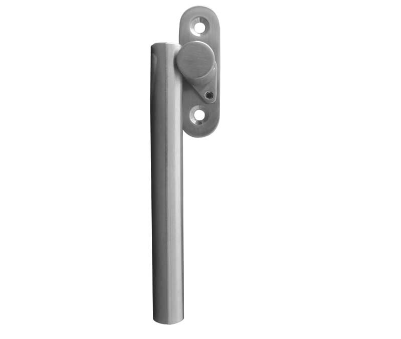 This is an image showing the Frelan - Espagnolette Round Bar Window Fastener (Left Hand) - Grade 304 Satin St available to order from Trade Door Handles in Kendal