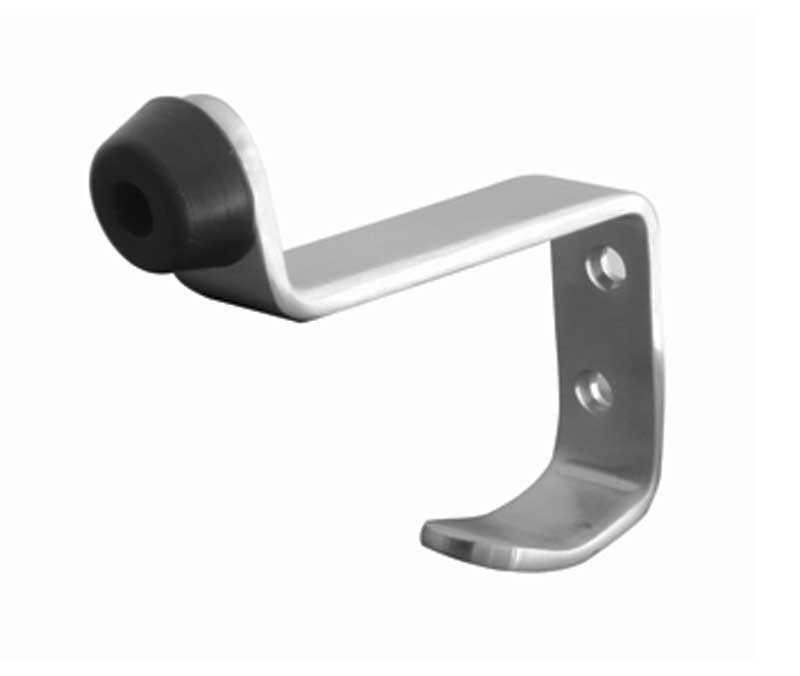 This is an image showing the Frelan - Buffered Hat & Coat Hook - Grade 304 Satin Stainless Steel available to order from Trade Door Handles in Kendal