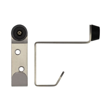 High quality image of Frelan - Stainless Steel Hat & Coat Hooks 75 mm Projection Satin Stainless Steel Sku. JSS15