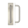 High quality image of Frelan - Stainless Steel Pull Handles w/ Plate 225x19mm Satin Stainless Steel Sku. JSS1601