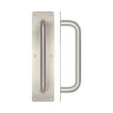 High quality image of Frelan - Stainless Steel Pull Handles w/ Plate 300x19mm Satin Stainless Steel Sku. JSS1602