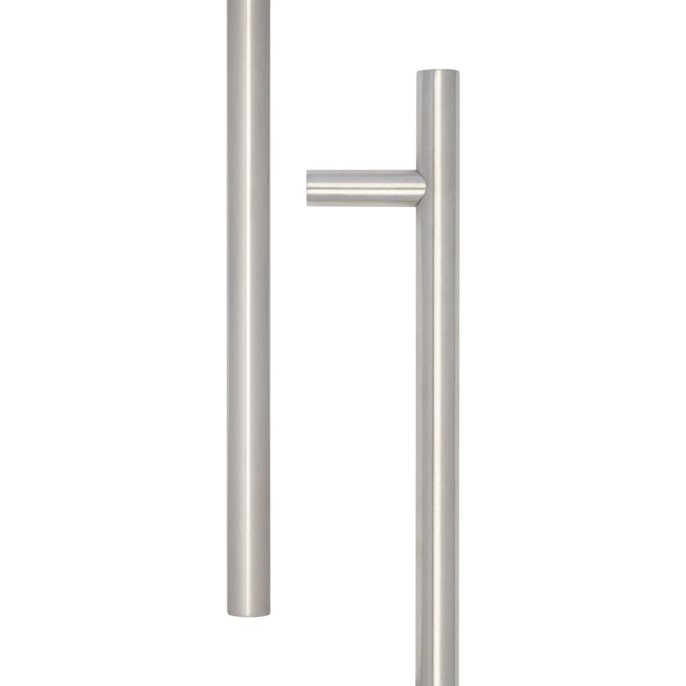 High quality image of Frelan - Stainless Steel 25mm Guardsman Pull Handles B/T Fixing 400x25x300mm Satin Stainless Steel Sku. JSS222A