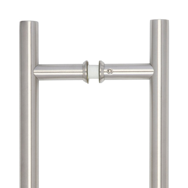 High quality image of Frelan - Stainless Steel 25mm Guardsman Pull Handles B2B Fixing 600x25x450mm Satin Stainless Steel Sku. JSS223B