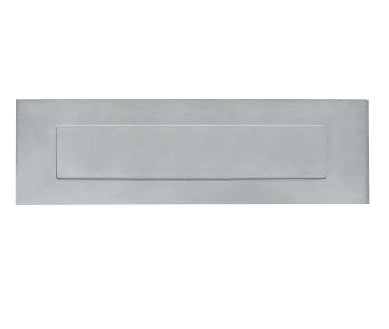 This is an image showing the Frelan - Letter Plate 330 x 100mm - Grade 304 Satin Stainless Steel available to order from Trade Door Handles in Kendal