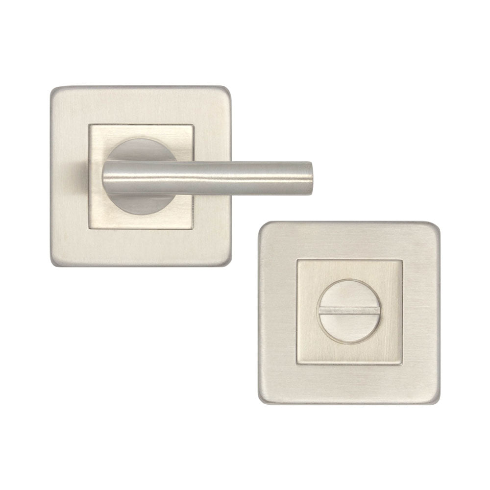 High quality image of Frelan - JSS356 Satin Stainless Steel Square Easy Turn & Release Sku. JSS356